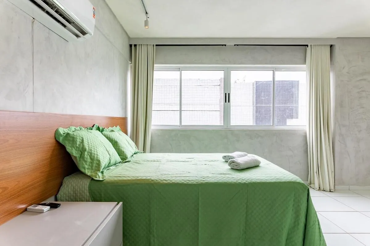 Aconchegante, With Beach, Swimming Pool And Fitness Center Apt 1010 Recife Appartement