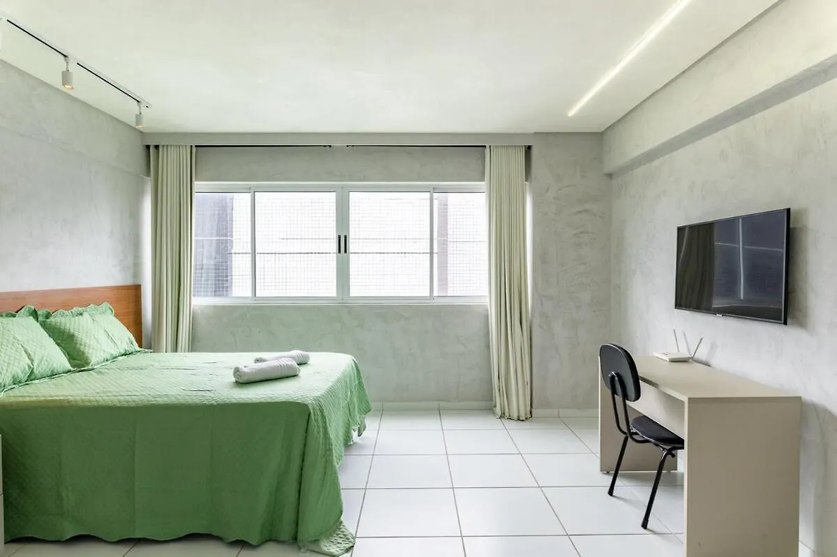 Aconchegante, With Beach, Swimming Pool And Fitness Center Apt 1010 Recife Appartement